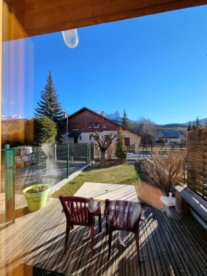 Maison + Jardin Vue Sur Les Montagnes Barcelonnette Dış mekan fotoğraf